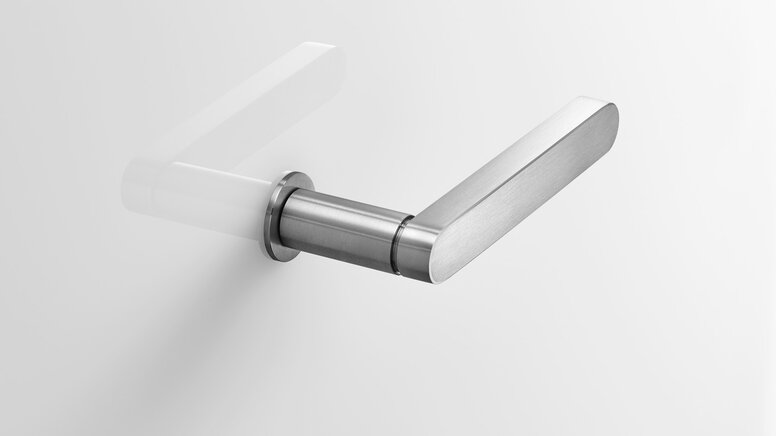 Series 270 mini lever handle in stainless steel